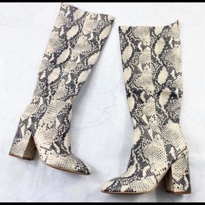 Steve Madden Snakeskin Boots